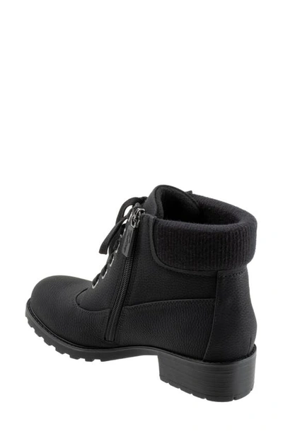 Trotters Bellamy Faux Fur Lined Bootie In Black
