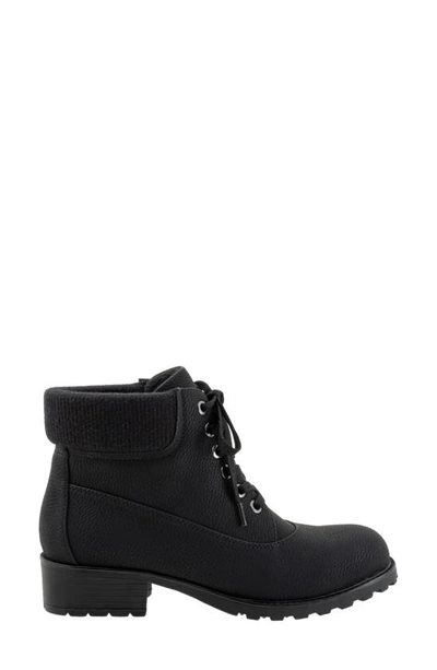 Trotters Bellamy Faux Fur Lined Bootie In Black