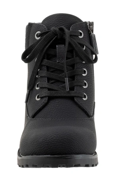 Trotters Bellamy Faux Fur Lined Bootie In Black
