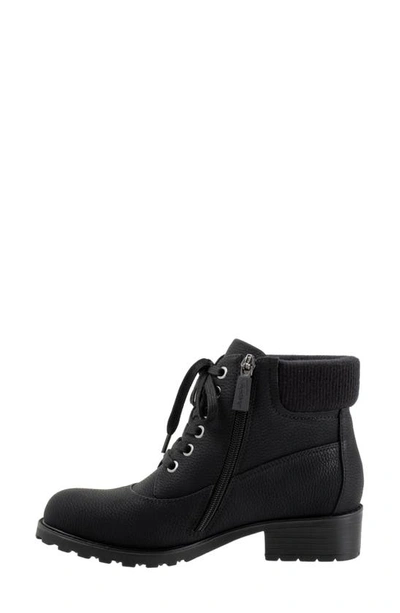 Trotters Bellamy Faux Fur Lined Bootie In Black