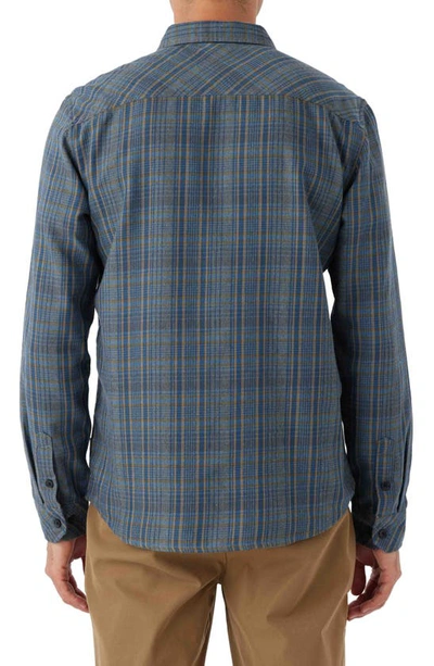 Shop O'neill Og Jonez Flannel Button-up Shirt In Heather Grey