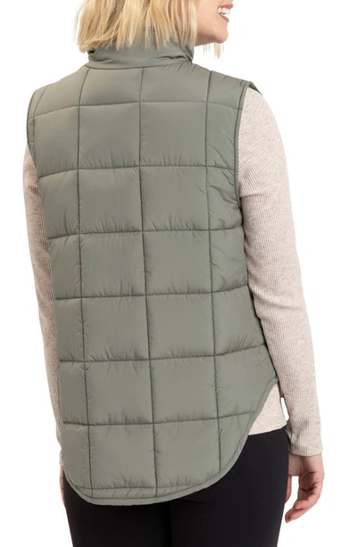 Shop Threads 4 Thought Aubri Packable Puffer Vest In Artichoke