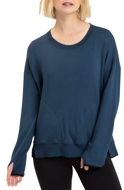 Shop Threads 4 Thought Mallorie Sweatshirt In Oceanic
