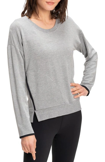 Shop Threads 4 Thought Mallorie Sweatshirt In Heather Grey