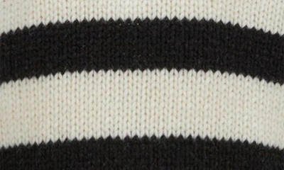 Shop Moncler Kids' Stripe Virgin Wool Sweater In White