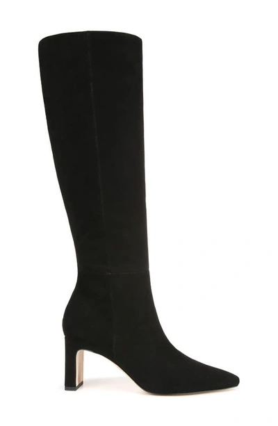 Shop Sam Edelman Sylvia Knee High Boot In Black Suede