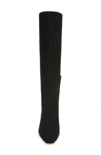 Shop Sam Edelman Sylvia Knee High Boot In Black Suede