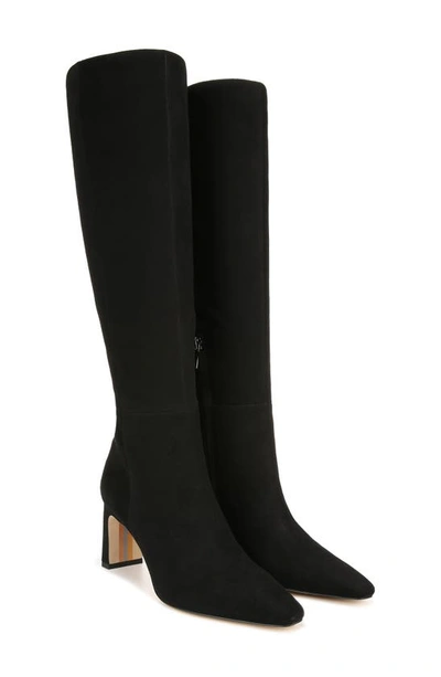 Shop Sam Edelman Sylvia Knee High Boot In Black Suede