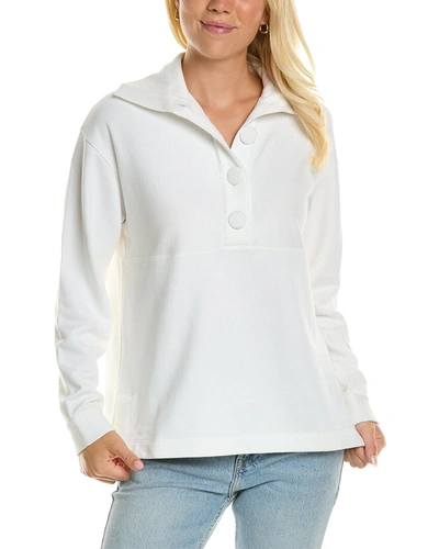 Shop Rebecca Taylor French Terry Pullover In White