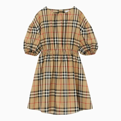 Shop Burberry | Beige Cotton Dress