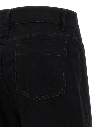 Shop Lemaire Curved Jeans Black