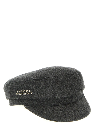 Shop Isabel Marant Evie Hats Gray