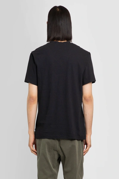 James Perse Maglietta In Jersey Morbido Con Scollo A V In Black