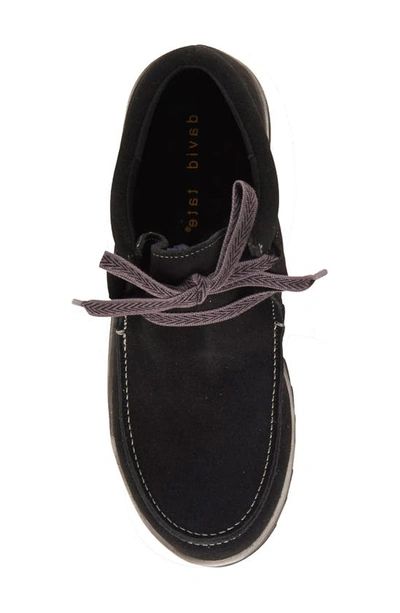 David Tate Mojo Sneaker In Black Suede
