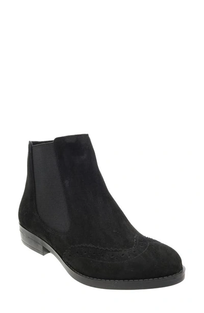 David Tate Tilly Chelsea Boot In Black Suede