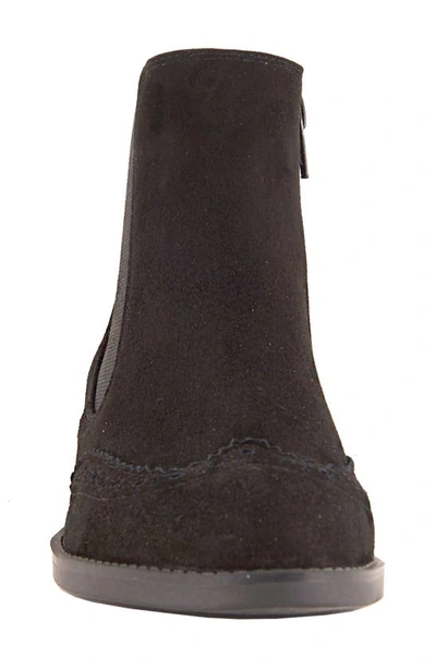David Tate Tilly Chelsea Boot In Black Suede
