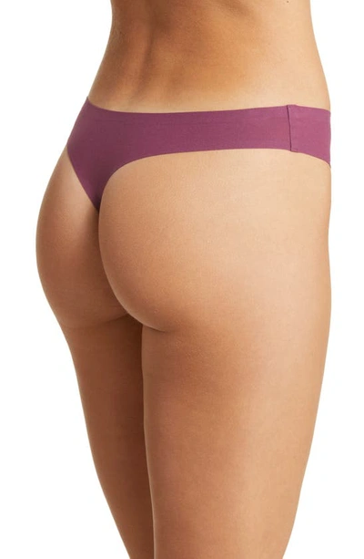 Shop Chantelle Lingerie Soft Stretch Thong In Tannin-1y
