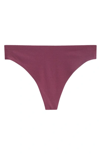 Shop Chantelle Lingerie Soft Stretch Thong In Tannin-1y