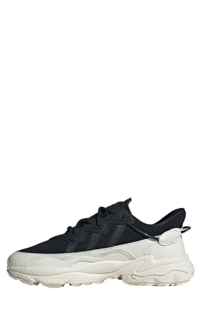 Shop Adidas Originals Ozweego Sneaker In Black/ Black/ Off White