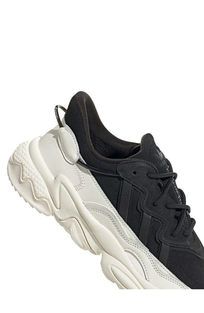Shop Adidas Originals Ozweego Sneaker In Black/ Black/ Off White