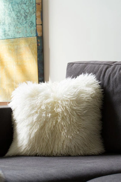 Shop Natural New Zealand Genuine Sheepskin Pillow In