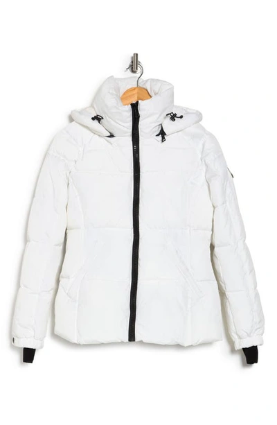 Shop S13 Kylie Puffer Jacket In White