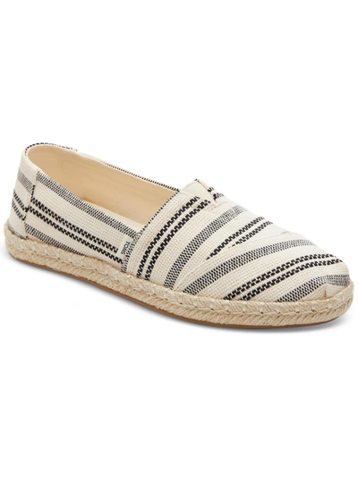 Shop Toms Alpargata Rope Womens Canvas Lifestyle Loafers In Multi