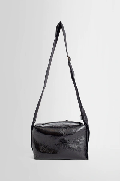 Uma Wang Woman Black Shoulder Bags In Black