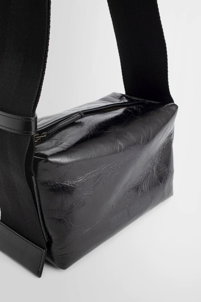 Uma Wang Woman Black Shoulder Bags In Black