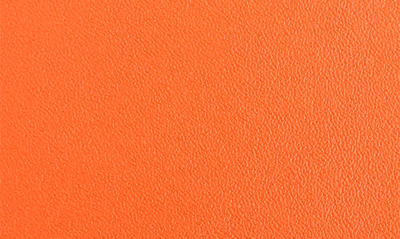 Royce New York Leather Card Case In Orange- Deboss