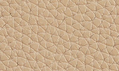 Royce New York Leather Card Case In Taupe - Deboss