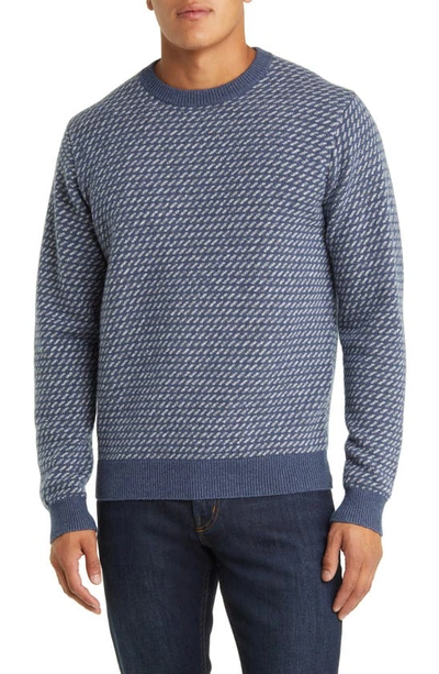 Shop Peter Millar Oslo Norwegian Merino Wool & Cashmere Sweater In Star Dust