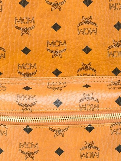 Shop Mcm Logo Print Backpack