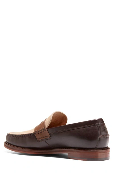 Shop Cole Haan American Classics Pinch Penny Loafer In Ch Dark Chocolate