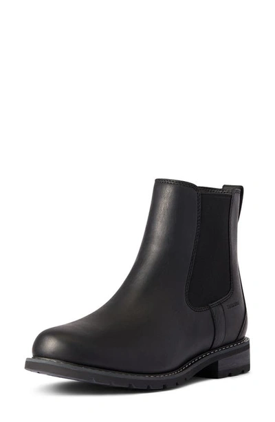 Ariat Wexford Waterproof Chelsea Boot In Black