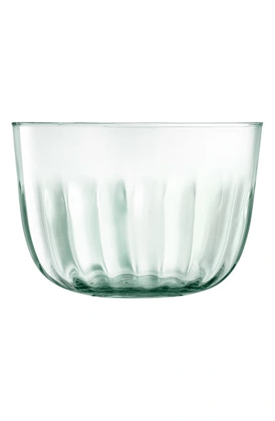 Shop Lsa Mia Recycled Glass Bowl In Clear
