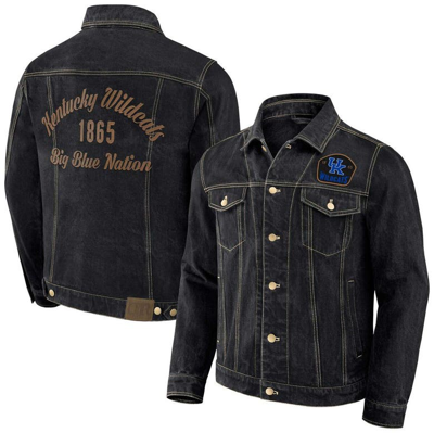 Shop Darius Rucker Collection By Fanatics Black Kentucky Wildcats Button-up Denim Jacket