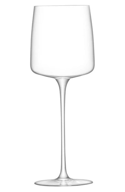 Shop Lsa Metropolitan Wine Glass In Clear/ Clear