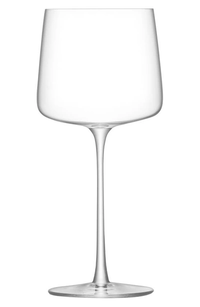 Shop Lsa Metropolitan Wine Glass In Clear