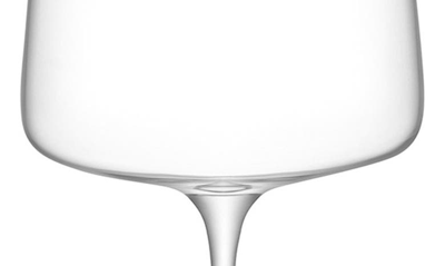 Shop Lsa Metropolitan Wine Glass In Clear