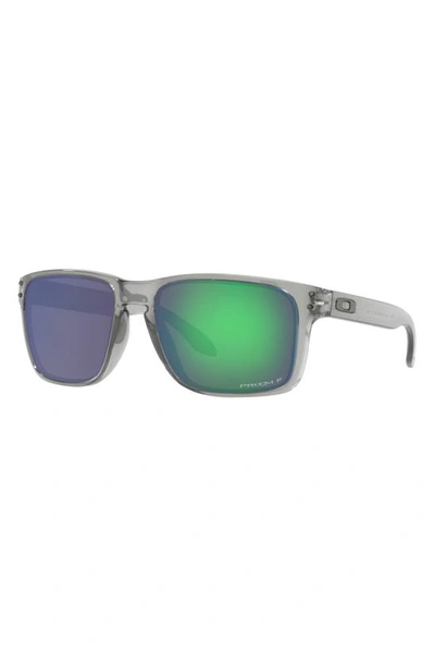 Oakley Logo Sunglasses In Grey Metal