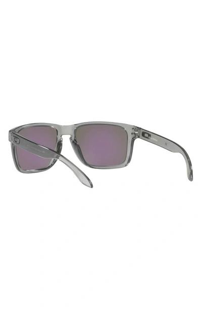 Oakley Logo Sunglasses In Grey Metal