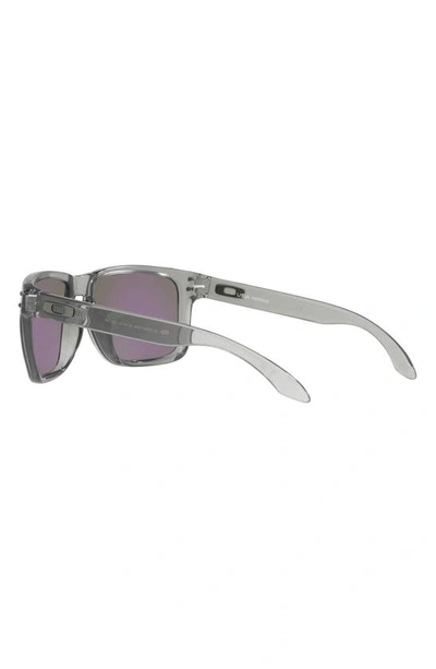 Oakley Logo Sunglasses In Grey Metal