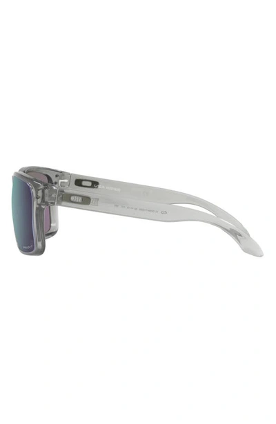 Oakley Logo Sunglasses In Grey Metal