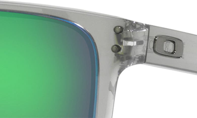 Oakley Logo Sunglasses In Grey Metal