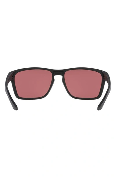 Shop Oakley Sylas 60mm Prizm™ Rectangular Sunglasses In Matte Black