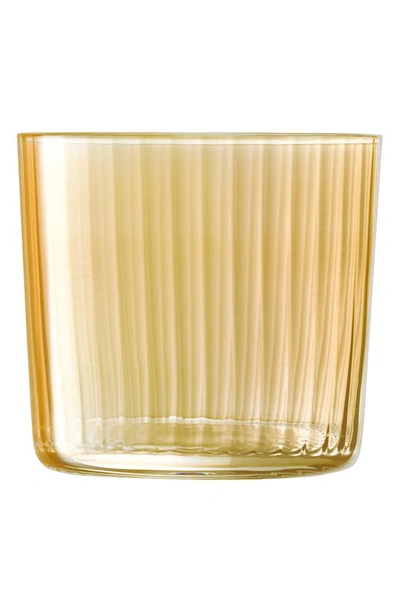 Lsa Gems Set Of 4 Tumblers In Amber/orange