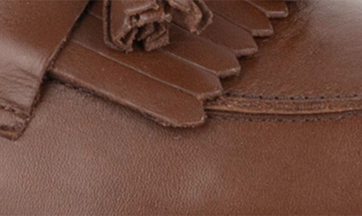 Patricia Green Beckham Tassel Lug Loafer In Chocolate