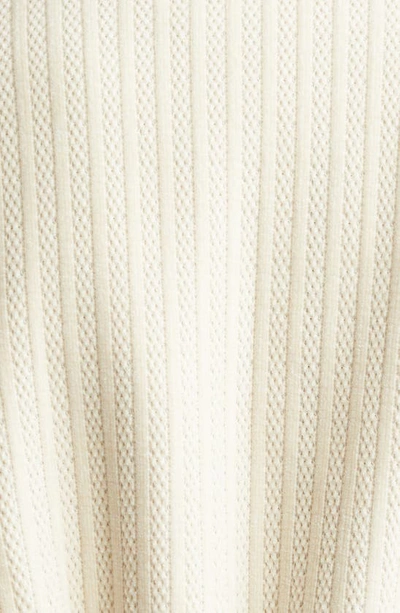 Shop Gestuz Elnoragz Crop Knit Jacket In Off White Structure