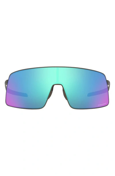 Shop Oakley Sutro Shield Sunglasses In Sapphire